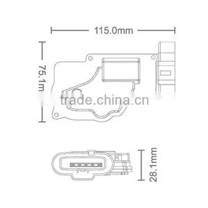 Super Quality Car Door Lock Actuator For OE Actuator VELA/VIZIWith Strong Power thumbnail-3