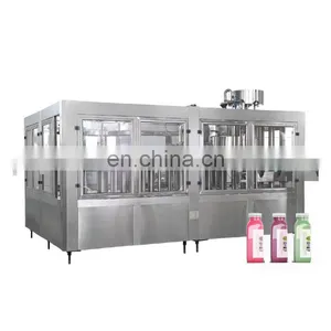 Full Auto Small Bottle Juice Filling Packaging Machine Fruit Juice Making Processing Line thumbnail-1
