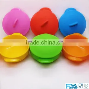 Color Style Silicone Bowl Baby Bowl With Lid thumbnail-2