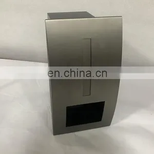 Metal Mailboxes Residential Outdoor Decor Stainless Steel Antique Mailbox Parcel Post Drop Box thumbnail-4