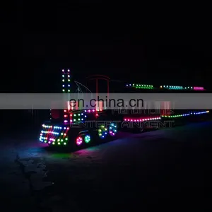Zoo Kids Electron Steam Tourist Old Fashion Battery Operated Trackless Train thumbnail-2