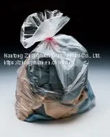 Water Soluble Side and Strap (Soluble Temperature: 25°C) Red Laundry Bag 710*990mm 25um thumbnail-1
