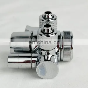 PATENT 1/4 Water Splitter Valve 3 Infall and 3 Way Out Diverter Valve thumbnail-2