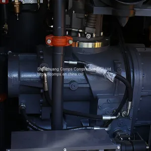 25 Bar High Quality Two Stage Compressed Portable Mobile Diesel Screw Air Compressor For Drilling Machine thumbnail-5
