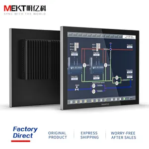 17Inch I3/i5/i7 Embedded Capacitive Touch Screen Industrial Computer All in One Panel pc With RJ45 LAN MEKTmingyike thumbnail-1