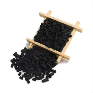 Factory Supply 4mm Pelletized Activated Carbon Water Treatment and Paper Chemicals Effective VOC Removal From Air thumbnail-1