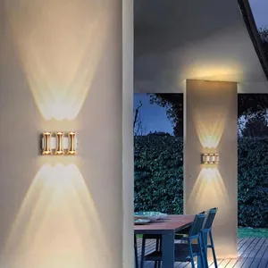 Waterproof Factory Price Nordic Modern Creative Design Living Room Courtyard Ip65 Bedside Commercial Luxury Wall Lamp thumbnail-3