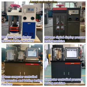 Digital Display Compression Testing Machines for Concrete / Manual Cement Brick Compressive Strength Testing Machine thumbnail-5