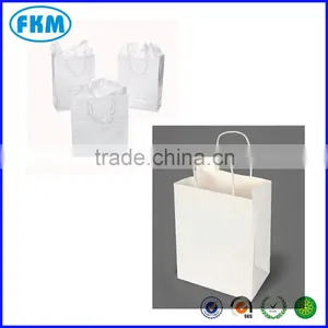 White Kraft Paper Bags Merchandise Shopping Party Favor Gift 10"x8" Lot Handles thumbnail-4