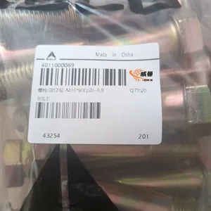 SDLG Original Bolt 4011000069 GB5782-M1690EpZn-8.8 for SDLG Wheel Loader With Good Price thumbnail-3
