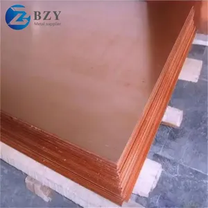 Copper Sheet 0.15mm 0.8mm 2mm Thick 60-100cm Width C1100 C1201 C1220 Red Copper Plate For Decoration thumbnail-3
