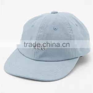 Custom 100% Cotton Blank 6 Panel Baseball Cap thumbnail-2