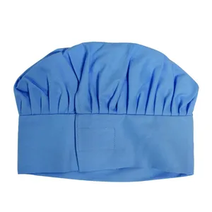 Canvas Apron Chef Hat Set Food Print Adjustable Neck Strap Kitchen Cooking Baking Wear thumbnail-5