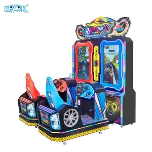 2 Player Racing Arcade Machine Rhythm Overdrive Dual Screen Car Driving Simulator for FEC Operators and Commercial Game Centers thumbnail-2