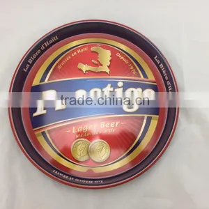 CCKT-T330 2015 Popular Design Barware Circle Tin Food Serving Tray, Bar Tray thumbnail-1