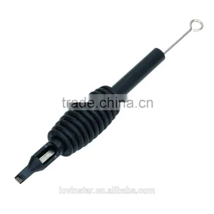 Wholesale Cheap Tattoo Kits Integrated Package Disposable Needle + Grip Tube 9RS + 9RT - Silver + Black (5PCS) thumbnail-1