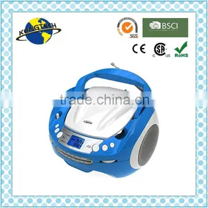 Hot Sale Stylish Sliver and Blue Avant-grade Portable CD Boombox thumbnail-3