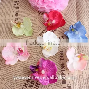 The New Butterfly Orchid Flower Heads Wedding Ceremony Cake Decoration Feel Simulation Upscale Feel is the First Wedding Decorat thumbnail-4