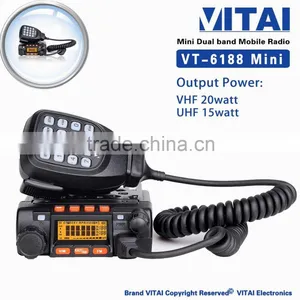 New Arrival VITAI VT-6188 The World's Smallest Mini Dual Band Mobile Radio thumbnail-1