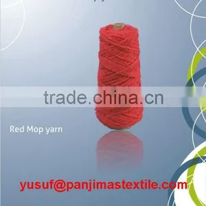 Red Colour Mop Yarn thumbnail-1
