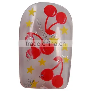 Artificial Nails With Fruit Printing thumbnail-1