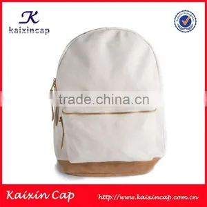 High Quality Blank Canvas Backpack/wholesale White Backpack/canvas School Backpack thumbnail-2