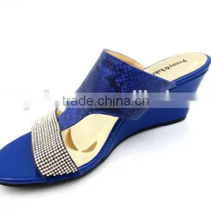 Hot New Ladies Wedge Shoes and Slippers With Diamond thumbnail-4
