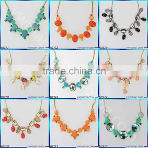 Facoty Crystal Punk Necklace Jewelry Gold Chain Necklace thumbnail-3