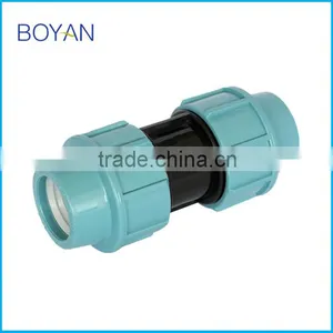 BOYAN PP Compression Quick Pipe Fittings for Irrigation Equal Coupling Supplier's Choice thumbnail-1