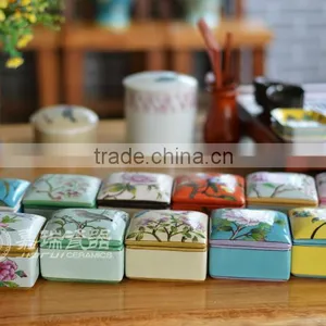 Fashion Ceramic Jewelry Box Square thumbnail-6
