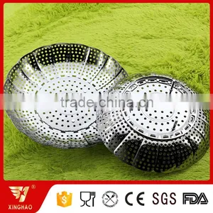 Wide-used Durable Kitchen Accessories SS201 Steaming Tray Fruit Bowl thumbnail-4