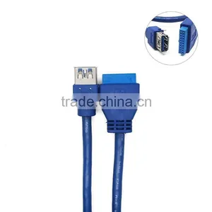 Blue Usb 3.0 to 20pin Female Cable thumbnail-2