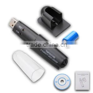 Mini USB Temperature & Humidity With LCD Display Data Logger 21000 Memeries thumbnail-6