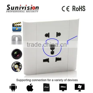 CCTV 2 Megapixel Home Security Camera Mini ip Light Socket Camera Wall Socket Hidden Camera thumbnail-1