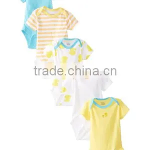 Custom Unisex Cotton Newborn Baby Five-pack Variety Onesie Quality Choice thumbnail-4