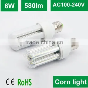 Competive Price Led Corn Light 6w E27 Warm White AC100-240V thumbnail-1