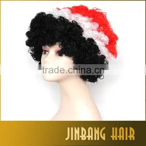 2016 Hot Selling Cospaly Wig Olympics Football Fans Cheering Wig All Country Flag Wigs thumbnail-6