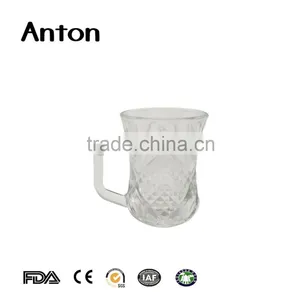70ml 2016 Newest Style Glass Cup With Handle Machinemade Frost Cup Glass thumbnail-2
