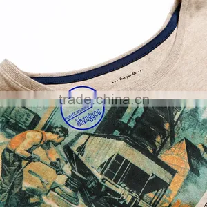 2015 China Supplier Custom Long Sleeve Mens Plain t Shirt thumbnail-5