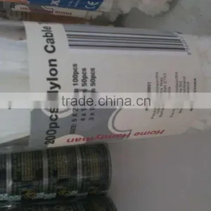 Direct Selling 4*150 PA66 Mountable Cable Ties (UL SGS)tensile Strength:18kg thumbnail-3