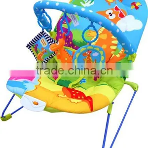 Dinosaur World Baby Bouncer, Light Weighted Musical Baby Rocker Cradles With Lovely Toys thumbnail-1