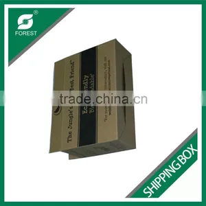 FLEXO PRINTING E FLUTE DISPOSABLE CORRUGATED SHIPPING CARTONS OEM PAPER PACKING BOXES FOR POOP BAGS thumbnail-4