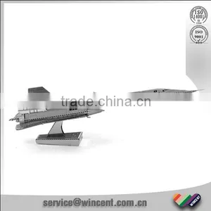 New Product Metal Material SR71 Reconnaissance 3D Puzzle Plane thumbnail-1