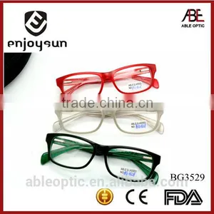 2015 Hotselling Colored Students Acetate Hand Made Spectacles Optical Frames Eyewear Eyeglasses thumbnail-1
