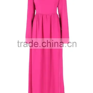 China Export Clothes Islamic Clothing BlockColor Muslim Dresses thumbnail-3