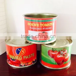 Double Concentrate Canned Tomato Paste Factory Size 70g~3000g. thumbnail-2