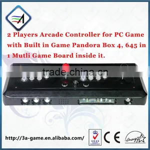 Arcade Controller Joystick Kit Pandora Box 4 hd 645 in 1 Multi Game Board Fight Stick to TV PC 2 Players USB Arcade Controller thumbnail-3
