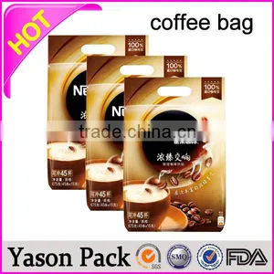 Yason Biodegradable Valve Coffee Bags Black Coffee Bag With Valve Beautiful Aluminum Foil Coffee Bag With Gusset thumbnail-5