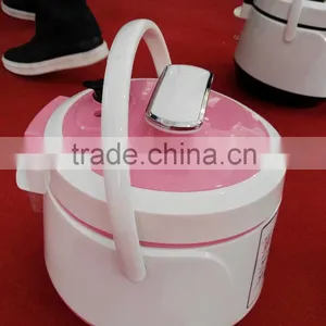 2016 New Camping Rice Pressure Cooker Cute Portable 2L White Black Pink Baby Food Multi Mini Travel Cookers With Handle thumbnail-3