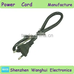 Brazil 2 Round/circle Pin Power Cord/cable/wire Stripped 4.8 Plug W-55 thumbnail-1